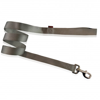 DOG LEASH PLAIN GREY XS  1 X 120CM