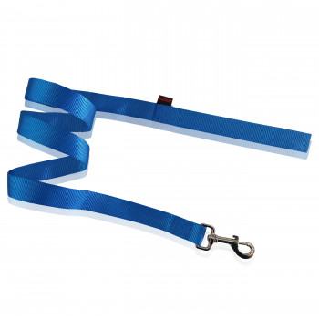 DOG LEASH PLAIN BLUE XS  1 X 120CM