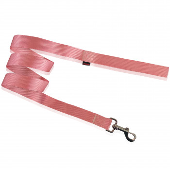 DOG LEASH PLAIN PINK XS  1 X 120CM