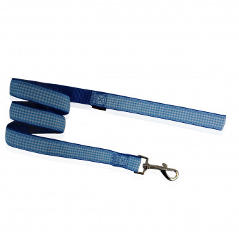 DOG LEASH CHECK BLUE L 2.5 X 120CM