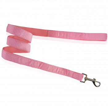 DOG LEASH CHECK PINK L 2.5 X 120CM