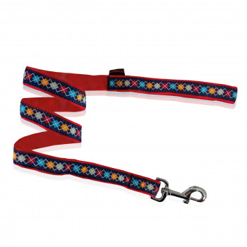 DOG LEASH ROMB BLUE L 2.5 X 120CM