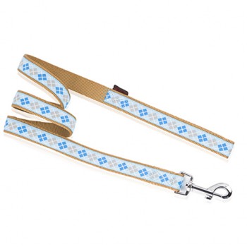 DOG LEASH ROMB L.BLUE S 1.5 X 120CM