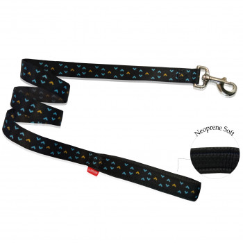 GO GET LEASH NEOP/NE HANDLE MOTIV.NERO M 2 X 120CM