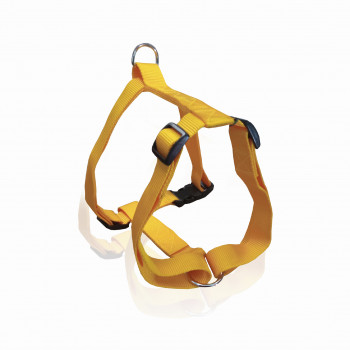 DOG HARNESS B PLAIN YELLOW M  2 X 40-60CM