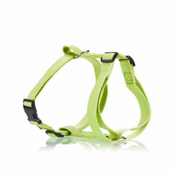 DOG HARNESS B PLAIN F.GREEN  XS  1 X 26-40CM