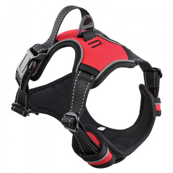 GO GET PRO NO PULL HARNESS RED L 2.5 X 60-85cm