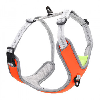 GO GET SOFT V CHEST HARNESS ORANGE M 48-65cm