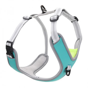 GO GET SOFT V CHEST HARNESS L.BLUE M 48-65cm