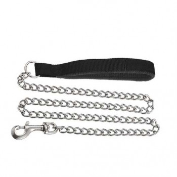 CHAIN LEAD WITH NYLON NEOPRENE HANDLE BLACK3mmX120cm