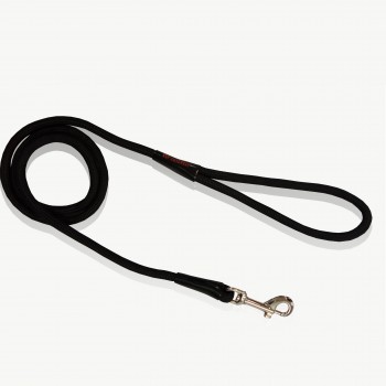 LEASH ROPE PLAIN BLACK 15mmx180cm