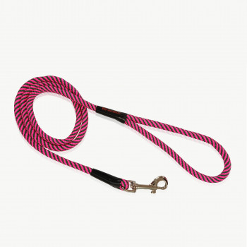 LEASH ROPE PLAIN PINK TWIST 15mmx60cm