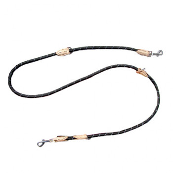 LEASH ROPE MULTI GRIP BLACK 1.2 cm X 200 cm