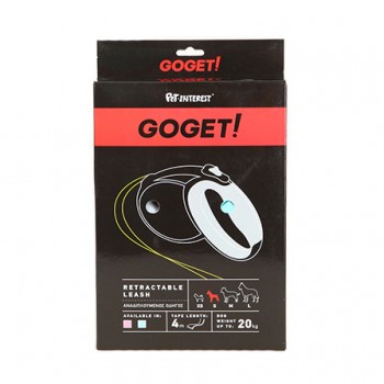 GOGET AUT.LEASH TAPE XS 3 M-15 KG BLUE