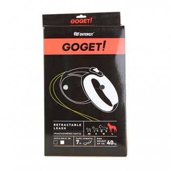 GOGET AUT.LEASH TAPE M 5 M-30 KG GREY