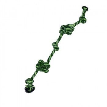 ROPE TOY w 5 KNOTS-MINT FLAVOR 59cm