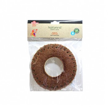 Loofah PUPPY TOY donut  D:15cm