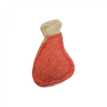 LOOFAH DOG TOY DRUMSTICK 6.5 X 9cm