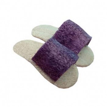 LOOFAH  DOG & RODDENT TOY SLIPPERS PAIR 4 x 8.5 cm