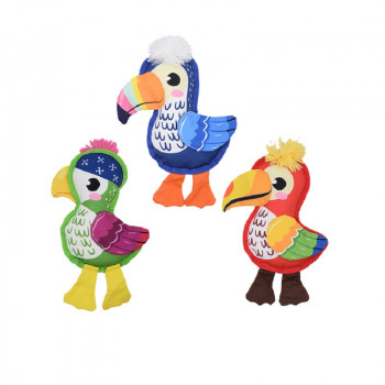 CUDDLY TOYS CANVAS BIRDS