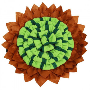 PET SMELLING MAT FLOWER GREEN 50Χ50cm