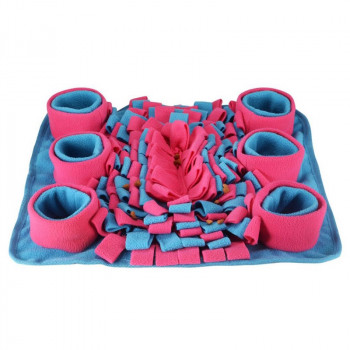 PET SMELLING MAT PINK 42x42cm