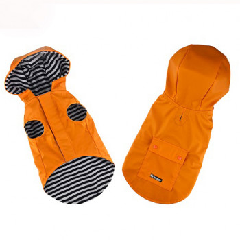 RAINCOAT W STRIPE LINING ORANGE  S    26 cm