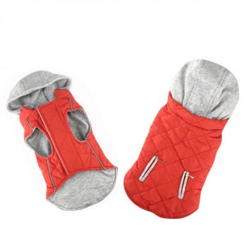 SPORTIVE JACKET RED W HOOD 46 cm