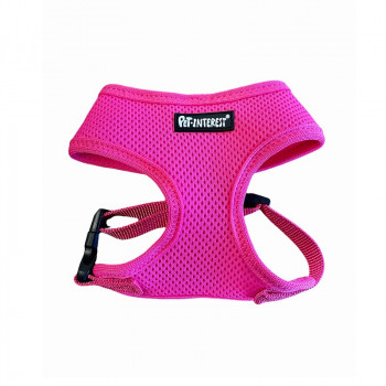 MESH HARNESS PLAIN RASPBERRY PINK L