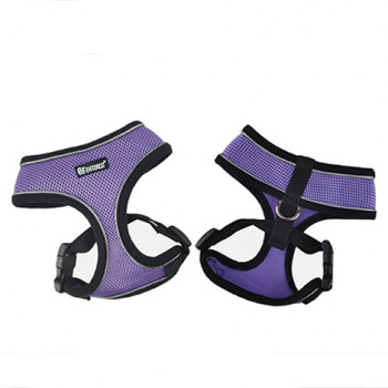 MESH HARNESS PURPLE W REFL/VE PIPING S