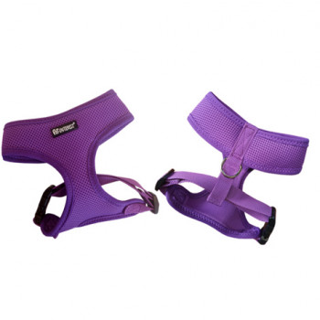 MESH HARNESS PLAIN PURPLE S