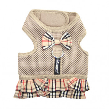 MESH HARNESS BEIGE & SKIRT CHECKED XS