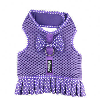 MESH HARNESS PURPLE & SKIRT DOTS XS