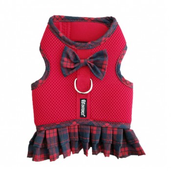 MESH HARNESS RED PLAID & SKIRT XS