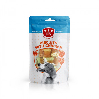 TAF PETS FRESH DOG TREATS BISCUITS & CHICKEN 75 gr