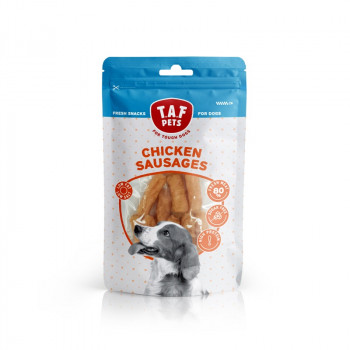 TAF PETS FRESH DOG TREATS CHICKEN SAUSAGES 75 gr