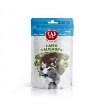 TAF PETS FRESH DOG TREATS LAMB SAUSAGES 75 gr