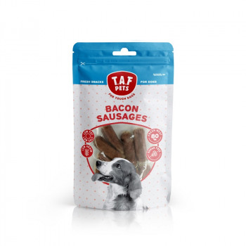 TAF PETS FRESH DOG TREATS BACON SAUSAGES 75 gr