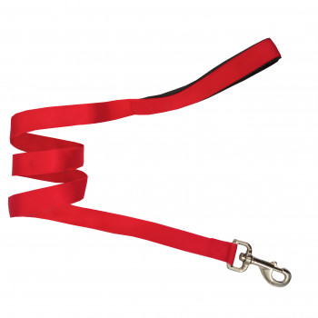 DOG LEASH SOFT HANDLE 25mm x 60cm RED,BLUE,BLACK