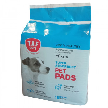 TAF PET PADS 60X60cm 15pcs ΝΟ ADHESIVE 40gr/SAP 3gr 600ml