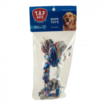 DOG TOY ROPE WITH 2 KNOTS